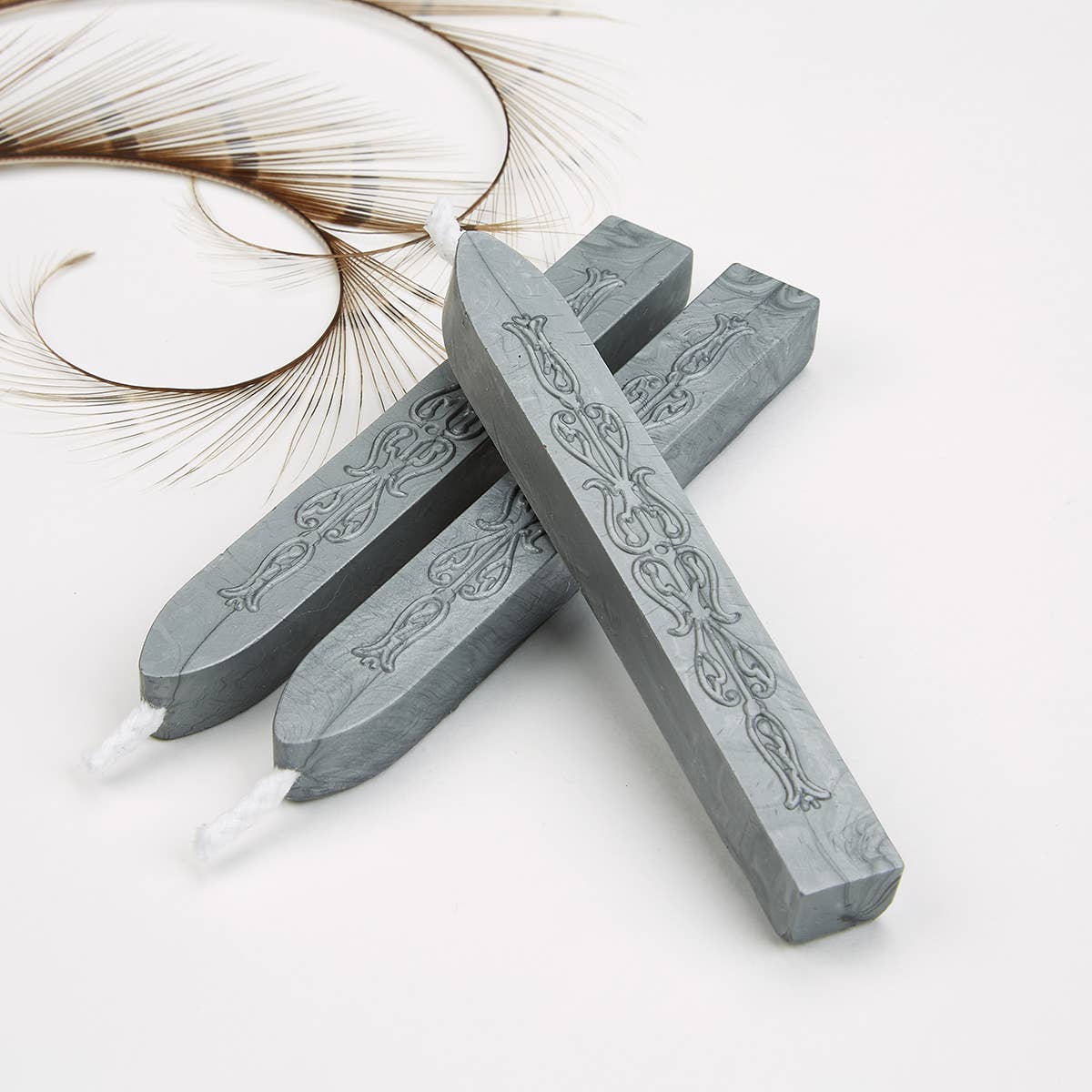 Freund Mayer & Co. - Vente Cires à cacheter - Bâtons de cire à cacheter flexibles avec mèche, lot de 3 - 25+ couleurs24