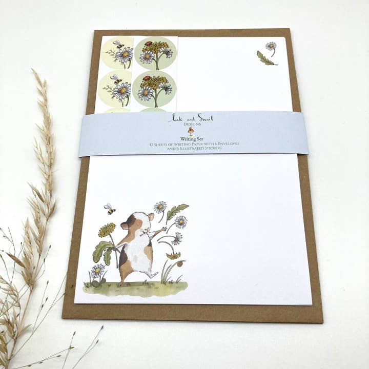 Ink and Snail Limited - Wholesale Stationery/Notecard Set - Writing Set - Guinea Pig3