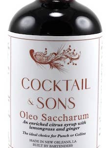 C&S Oleo Saccharum (64oz) - 4-pack for wholesale by Cocktail & Sons