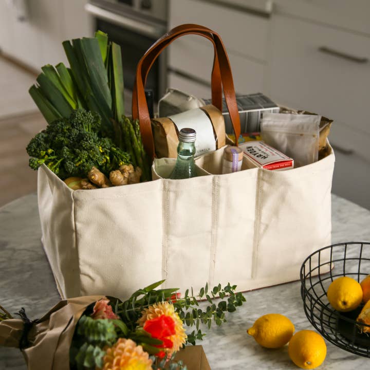 CapaBunga® - Wholesale Grocery/Shopping Bag - Heavy Canvas Grocery Tote Bag | Large Utility Tote | Natural