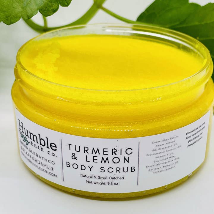 Humble Bath Co - Wholesale Body Scrub/Exfoliant - Turmeric & Lemon Sugar Scrub