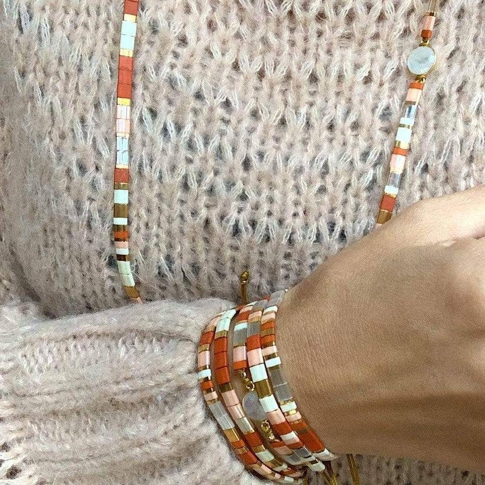 CLAIRE BERTEAU - Venta al por mayor Pulsera de cuentas - Pulsera Angelique 5 rondas1