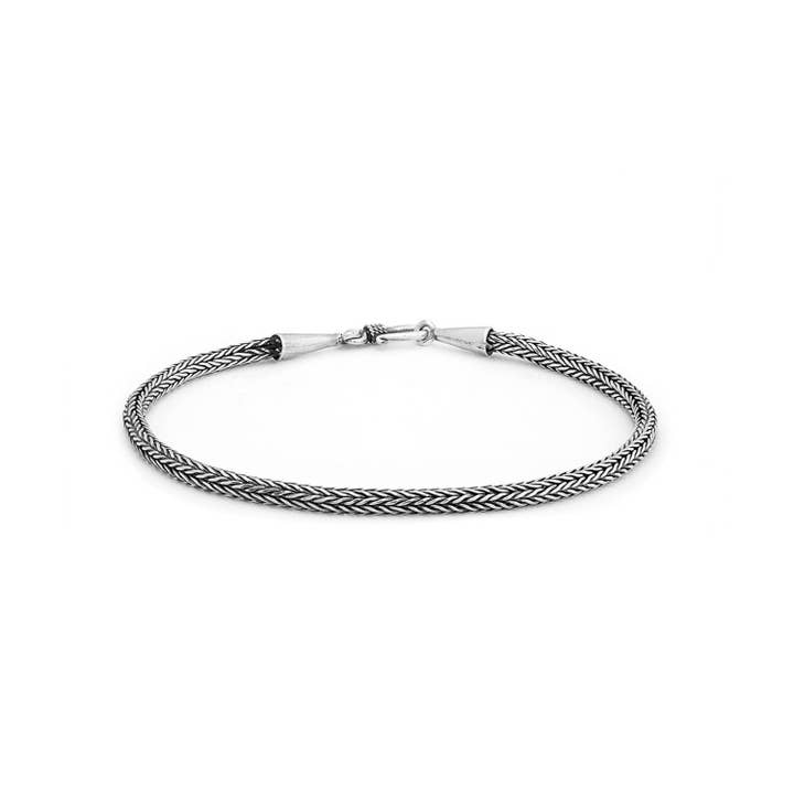 Nusa - Wholesale Link & Chain Bracelet - Nyang Silver Bracelet2