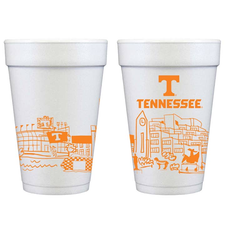 Foam Cup 10 Pack {University of Tennessee - Knoxville} for wholesale by Two Funny Girls