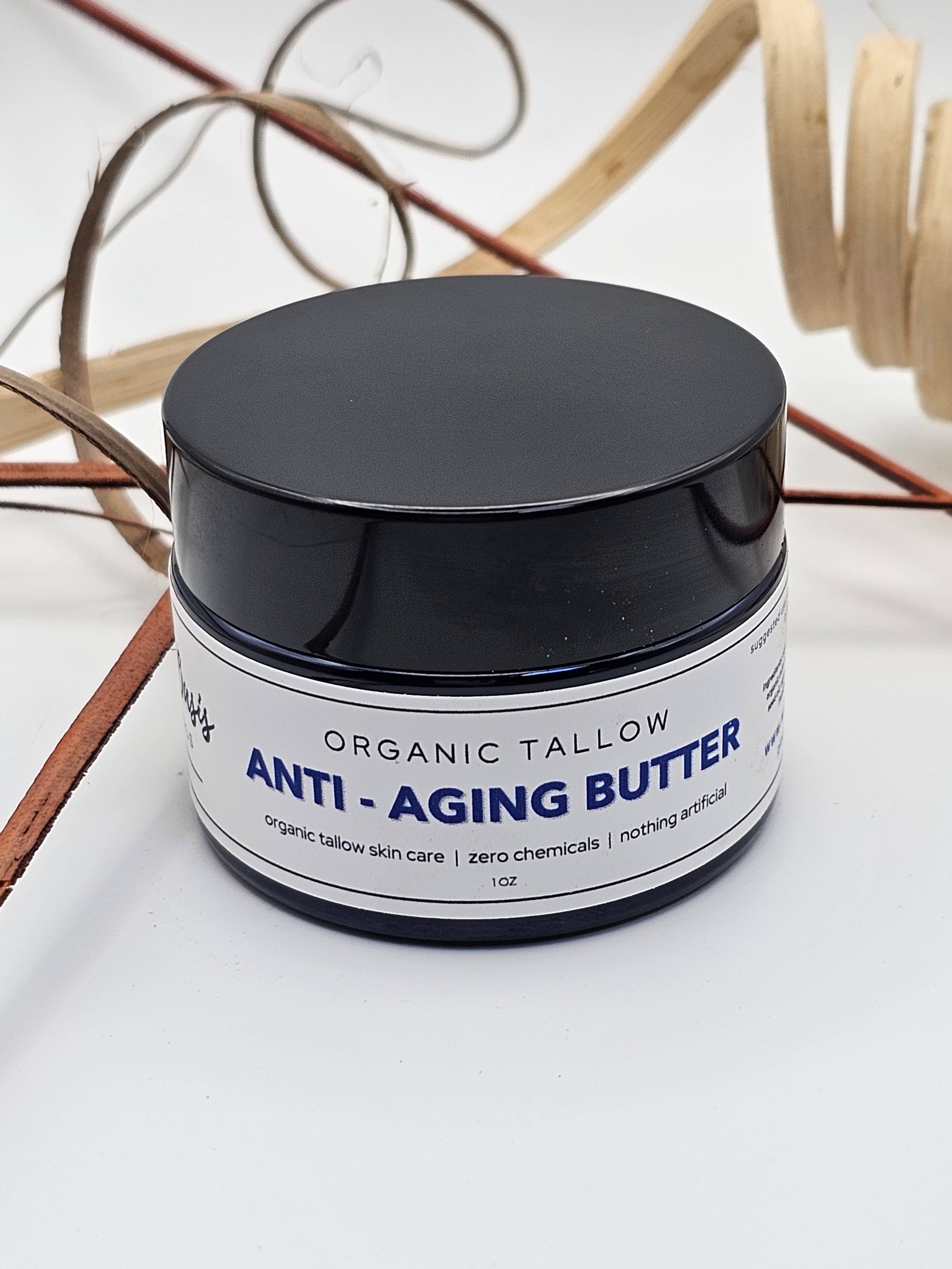 Wild Oasis Naturals - Wholesale Anti-Aging Moisturizer - Anti-Aging Butter - 2 oz - Organic Tallow Anti-Wrinkle Cream3