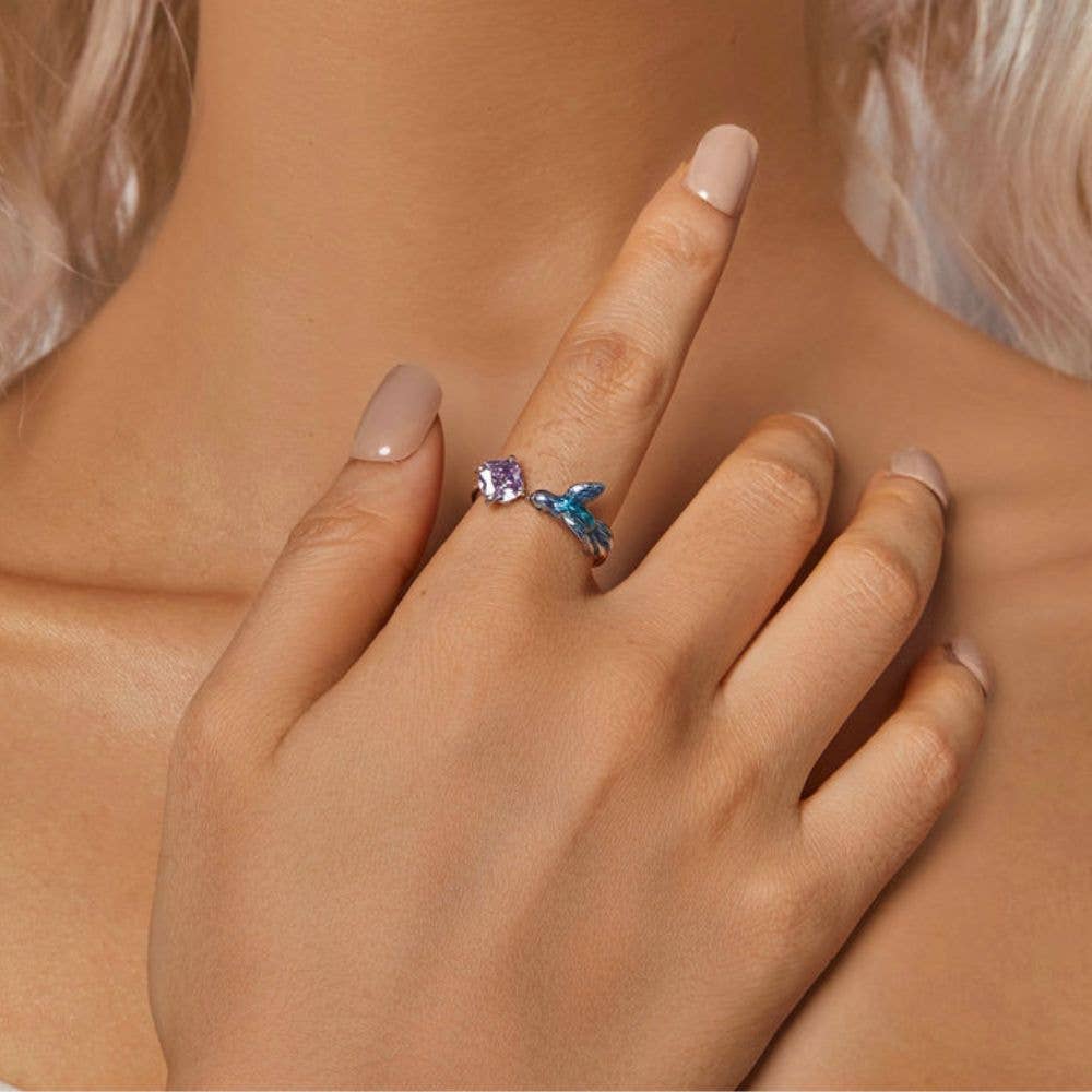 Verdivine – wholesale Cocktail/statement ring – Kingfisher Ring1