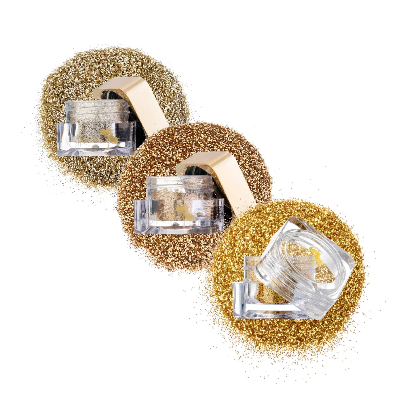 Silk oil of Morocco - Wholesale Body glitter/shimmer - Golds Glitter Bundle0