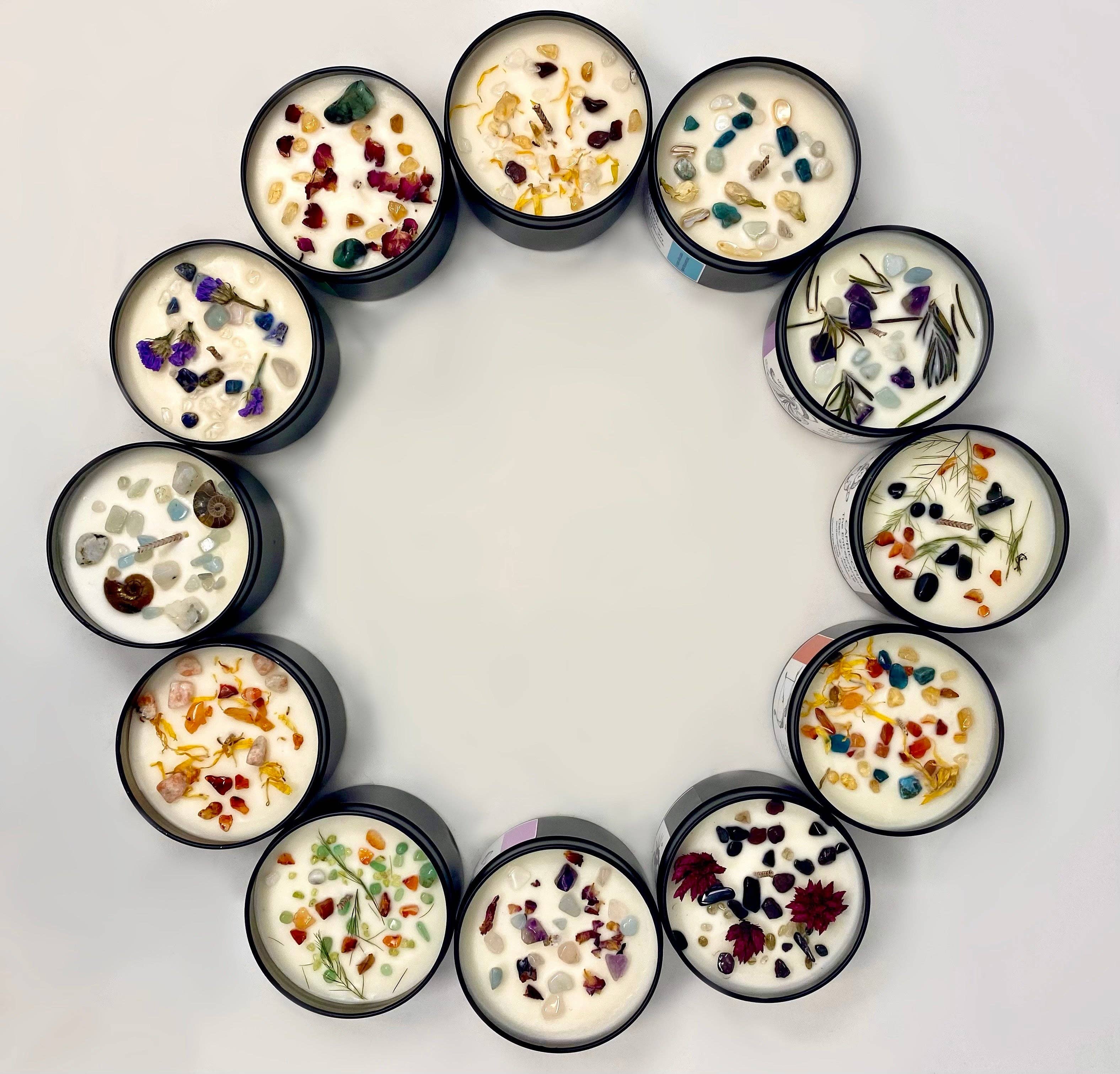 Freedom Rocks - Wholesale Travel Candles - Freedom Rocks Astrology Candles  - Crystal Infused6