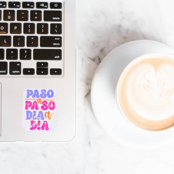 Espyz Studio - Wholesale Sticker - Paso A Paso, Dia A Dia Sticker - Spanish Affirmation - Latin