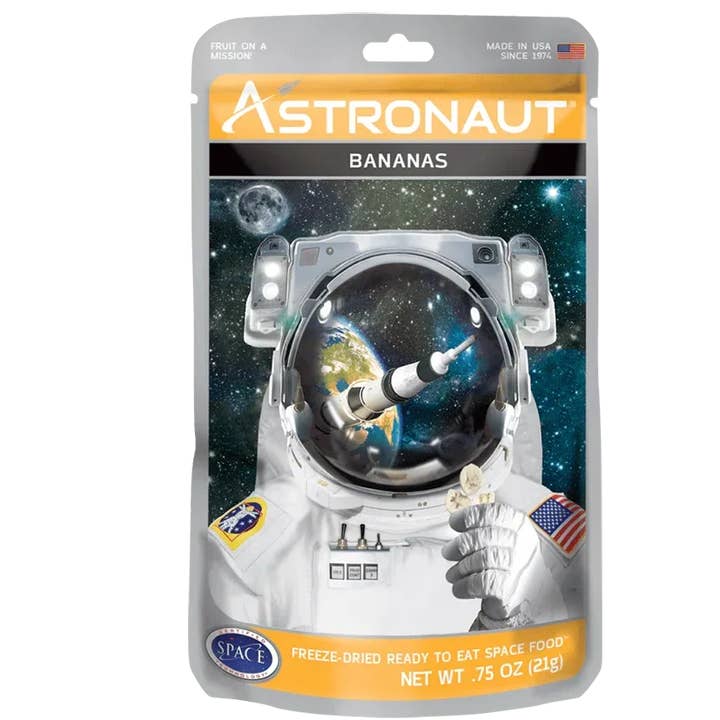 Astronaut Fødevarer Frysetørrede Bananer for engroshandel hos Edu-Sci