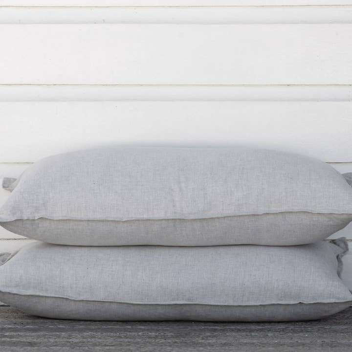 Langes natürliches Leinen-Lendenkissen für den Großhandel von Her Shed Home Linens