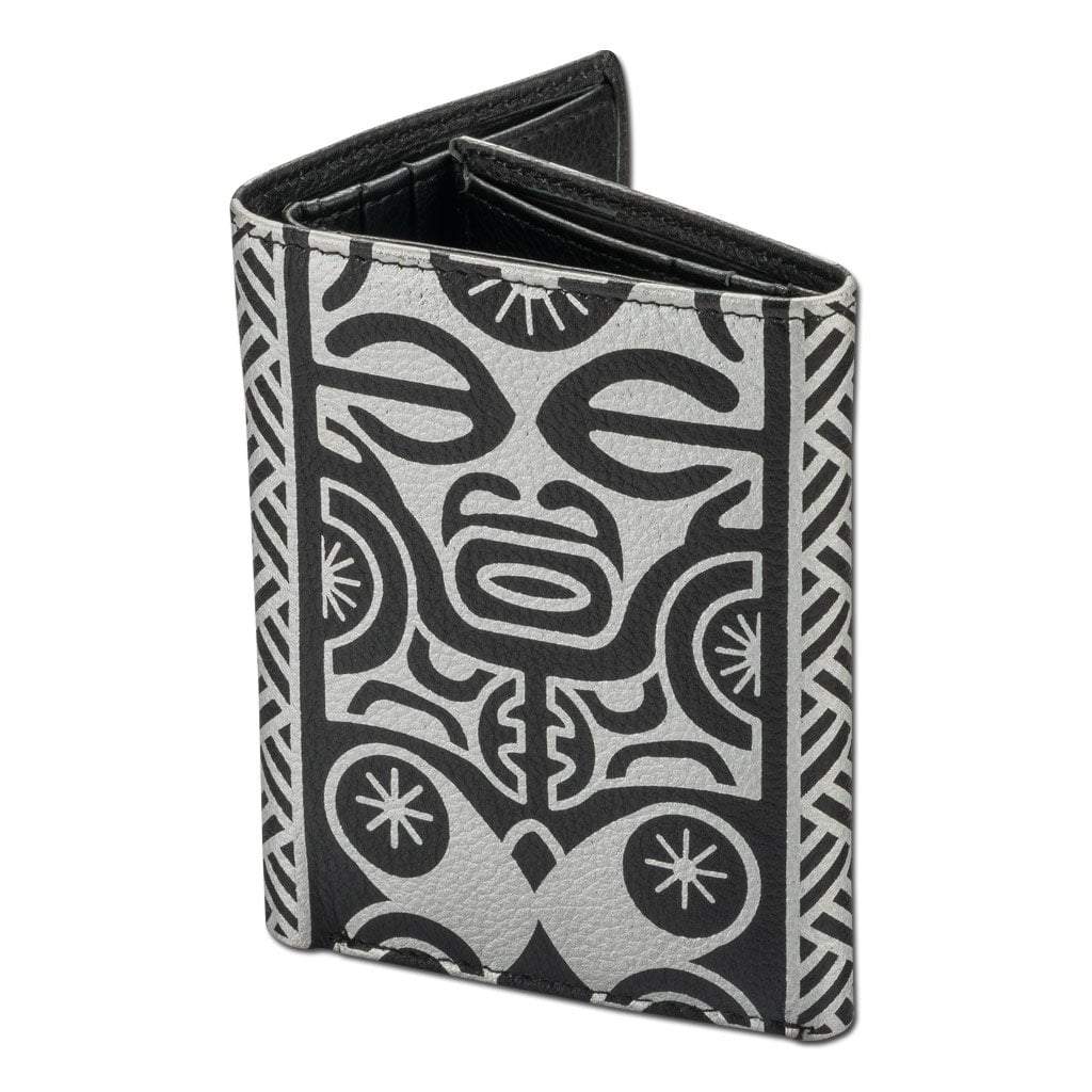 NA KOA - Wholesale Wallet - Men's - SALE French Polynesian tattoo trifold wallet - Art: "Te Atua" by Sulu'ape Pili Mo'o2