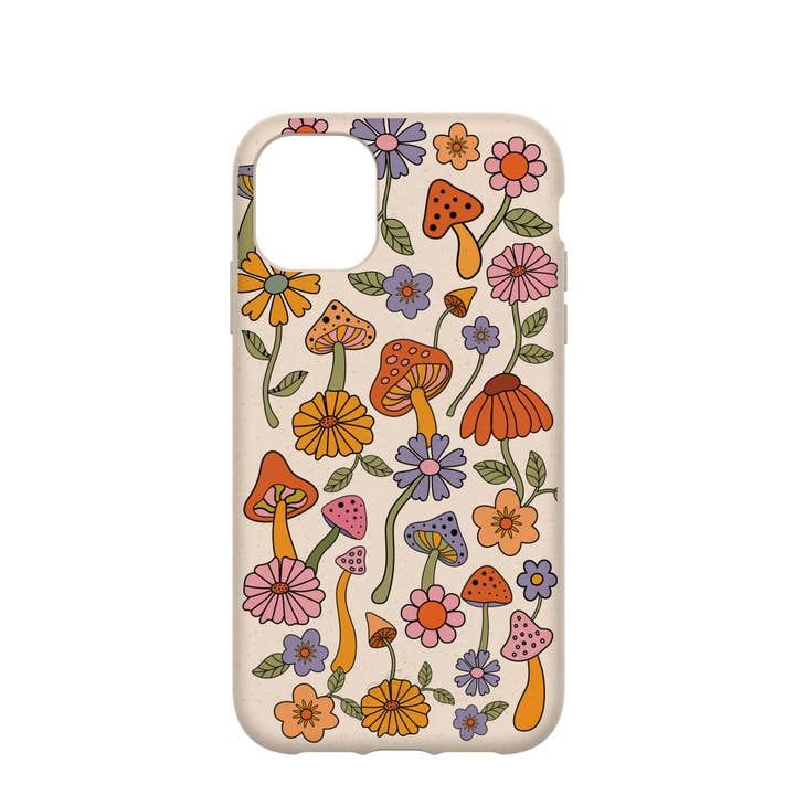 Seashell Shrooms and Blooms iPhone 11 Case for wholesale by Open Mind Developments Corporation