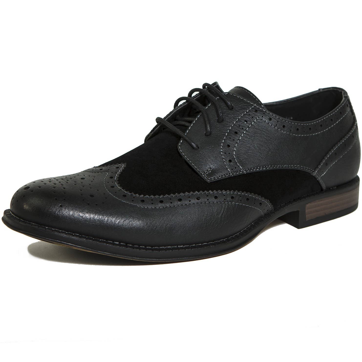 Alpine Swiss - Vente Richelieus – homme - Alpine Swiss Zurich Chaussures habillées à bout d'aile pour hommes Brogue bicolore à lacets Oxfords - ZurichP2T-Parent12