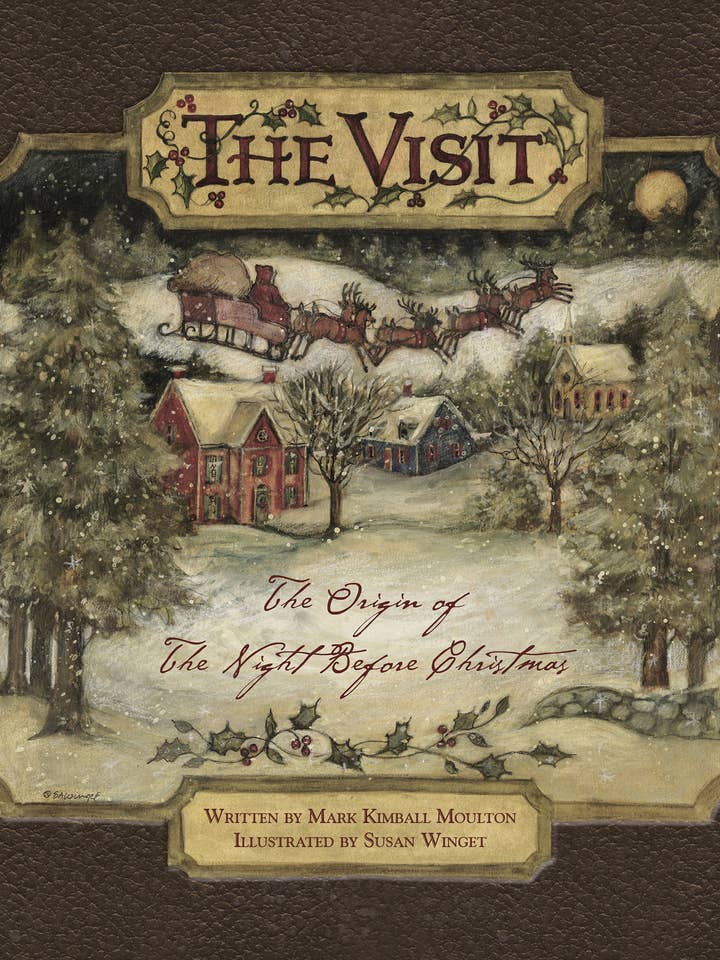 La visita: El origen de "La noche antes de Navidad" para venta al por mayor de Schiffer Publishing