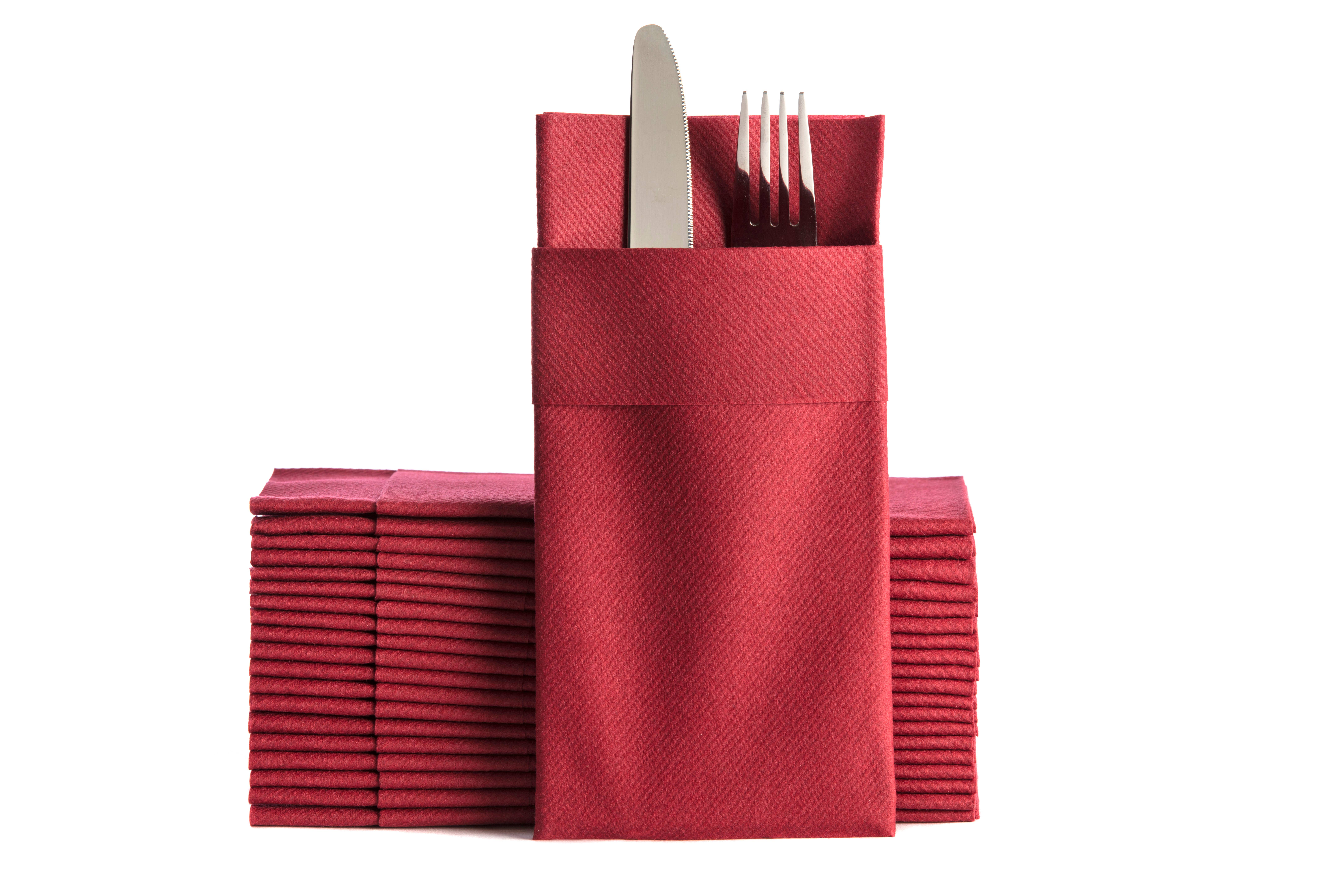 Moyes Home – wholesale Disposable napkin – Premium Linen-Feel Dinner Napkins Disposable with Pocket2