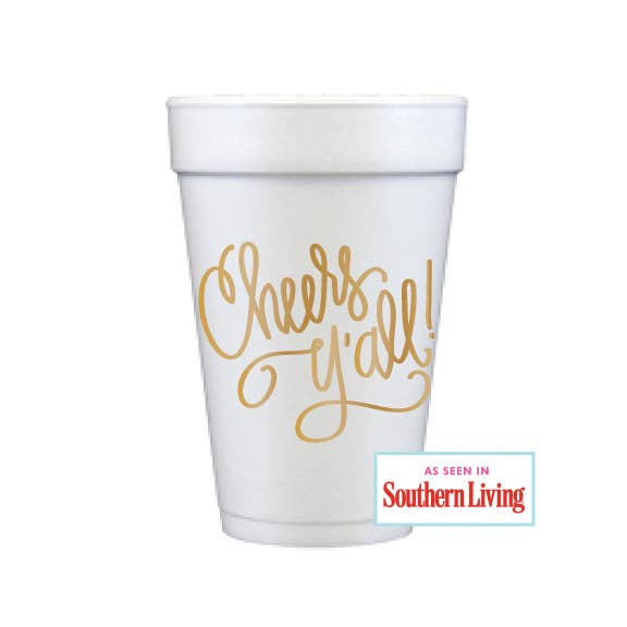 Natalie Chang - Wholesale Disposable Cup - Cheers Y'all | Cups & Napkins (ALL)0