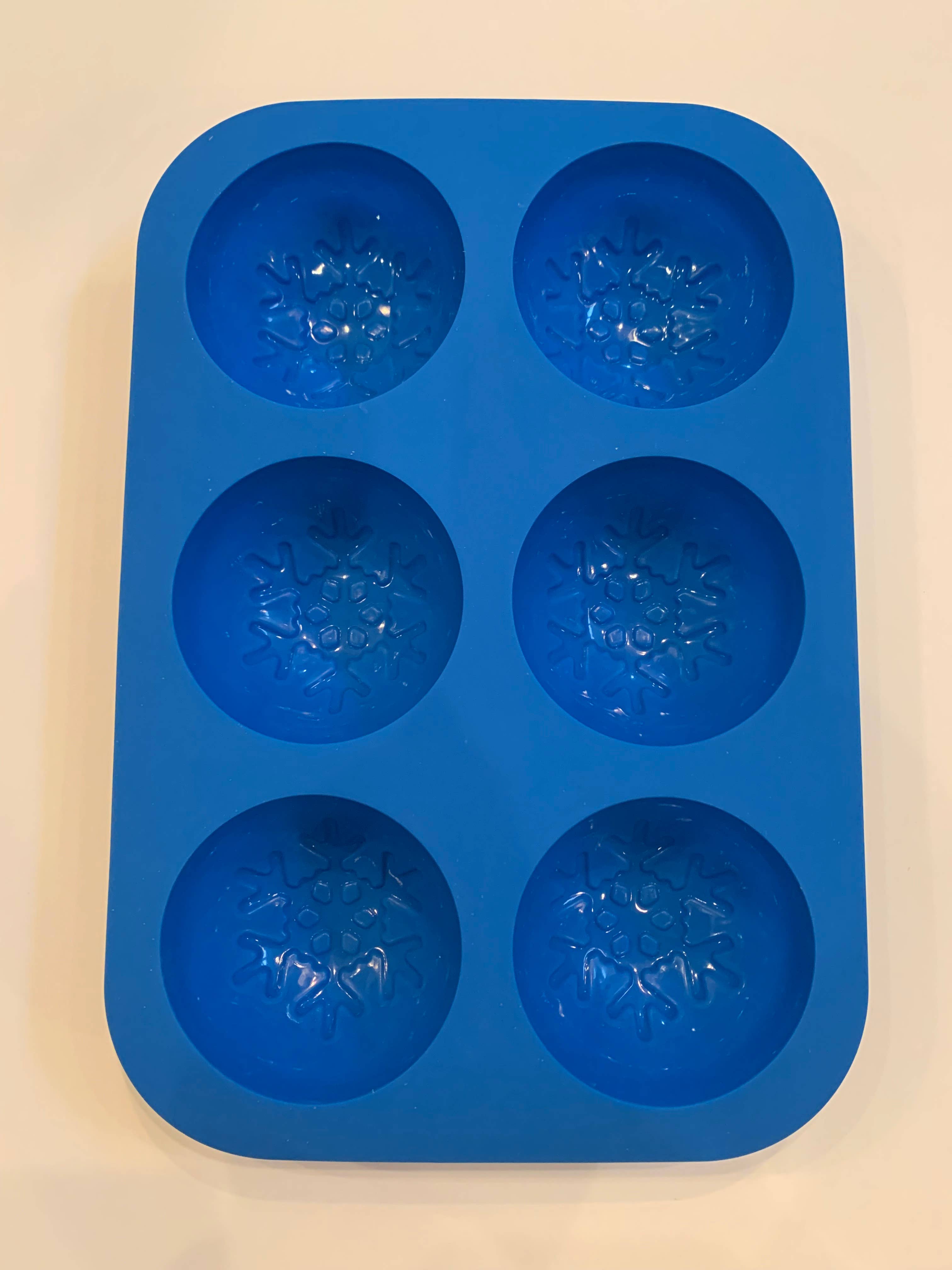 Mobi - Wholesale Chocolate/Candy Mold - Cocoa Bombs, Snowflake, Blue, Silicone Mold4