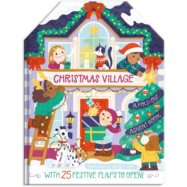 Christmas Village – Children’s Fold-Out Advent Book for wholesale by Robert Frederick Ltd