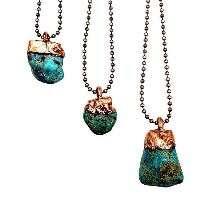 Southwest Turquoise Nugget Necklace for wholesale by MergingMetals