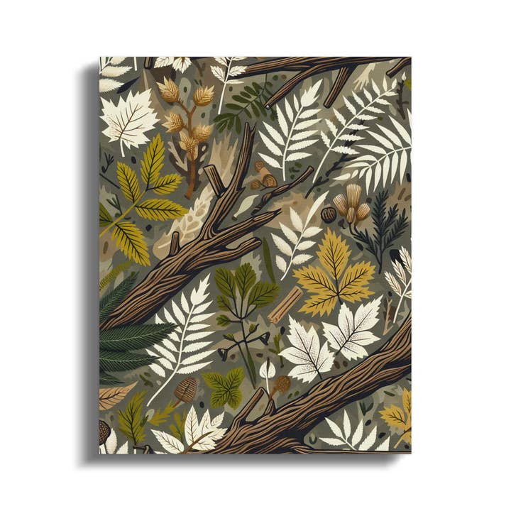 FreakyTeeFactory - Wholesale Art Print - Botanical Forest Illustration Wall Art, Vintage Nature Themed Poster, Rustic Home Decor Canvas Print6