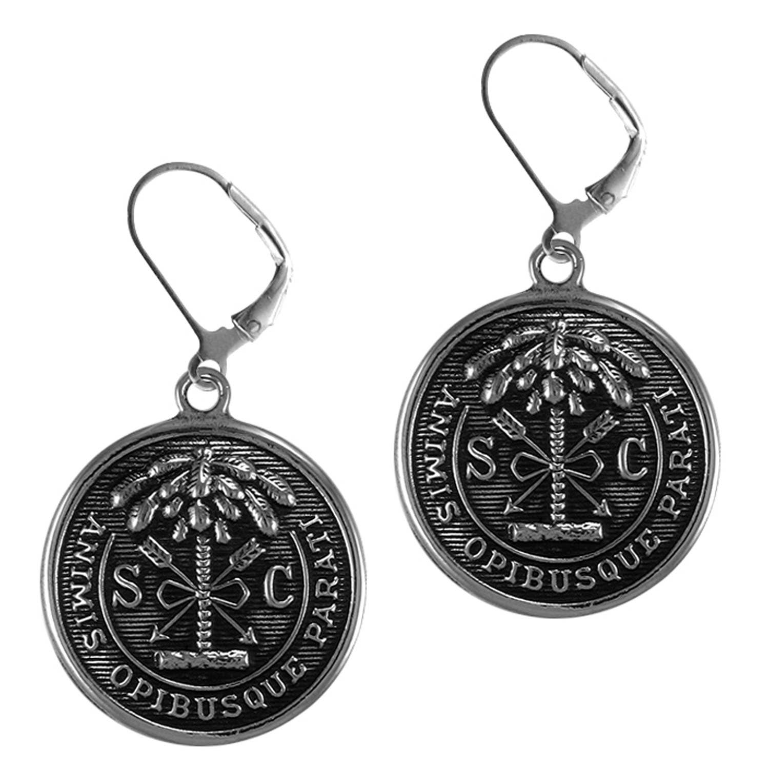 G2 Silver - Vendita all'ingrosso Orecchini pendenti - Orecchini a leva con bottone Citadel1