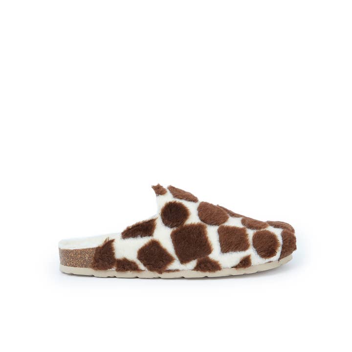 Mandél - Vendita all'ingrosso Pantofole - Donna - Pantofola ANGEL in feltro marrone - Art.MI2243