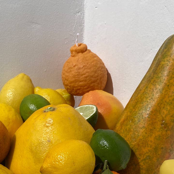 Orange Large Sumo Citrus Candle for wholesale on Faire