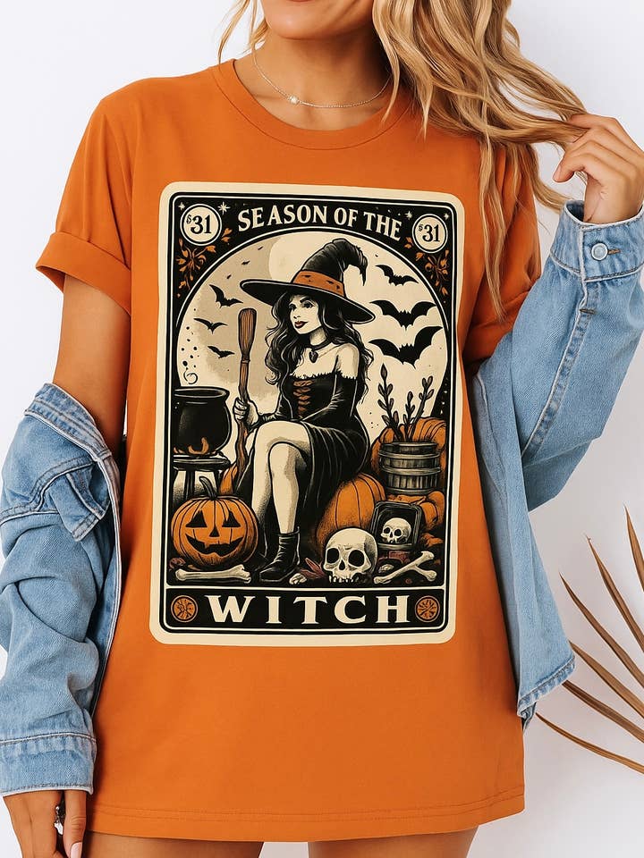 Lunastry – wholesale Tunic – Women’s – Season of the Witch Apparel T-shirt3
