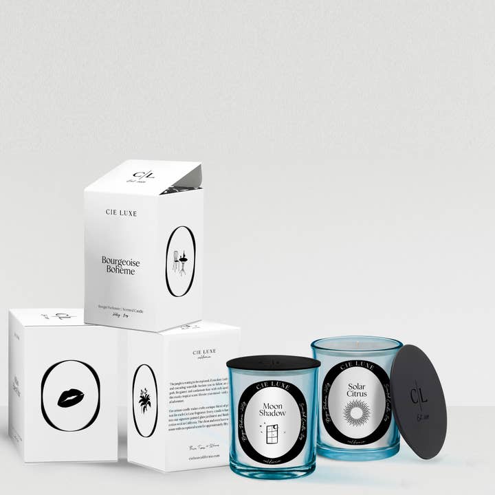 Cie Luxe California - Vente Bougie en bocal - Bougie Bourgeoise Bohème, 8 oz3