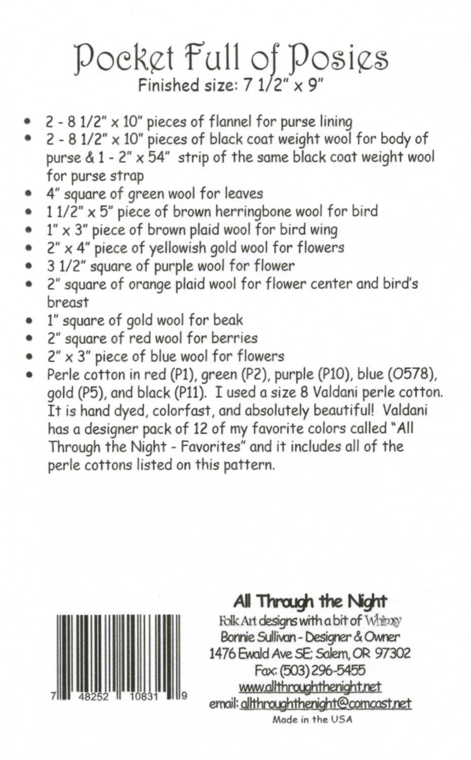 All Through The Night - Wholesale Crossbody Bag - Women's - 1418 - Pocket Full of Posies1