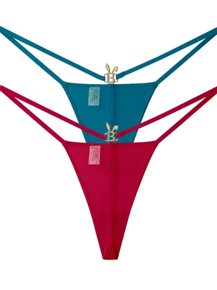 FERIE 2-PAK G-STRINGS for engroshandel hos BUNNIES ROOM