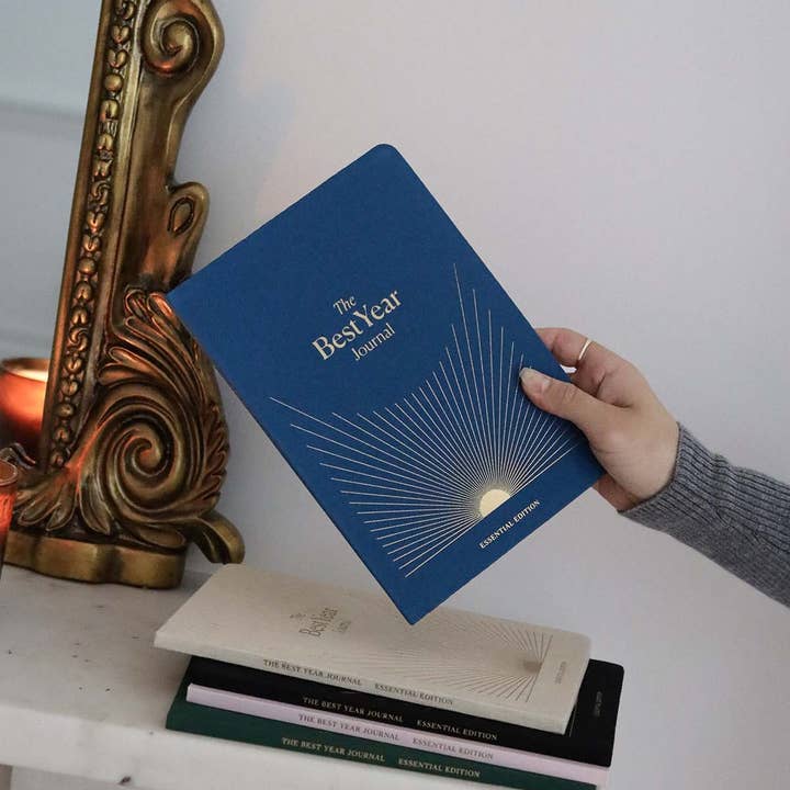 Intelligent Change - Vente Journal intime - Journal Essentiel Meilleure Année Bleu | Définition d'Objectifs pour la Nouvelle Année1