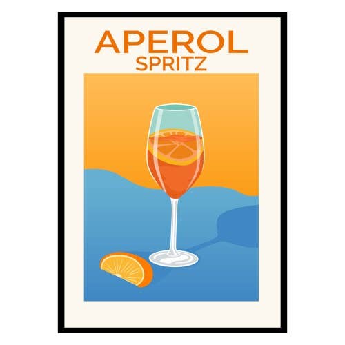Poster Aperol Spritz pour la vente par Places of Art