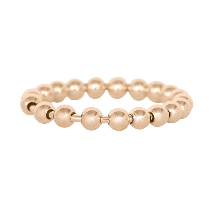 Mala Bead Anxiety Ring for wholesale by Favor Jewelry