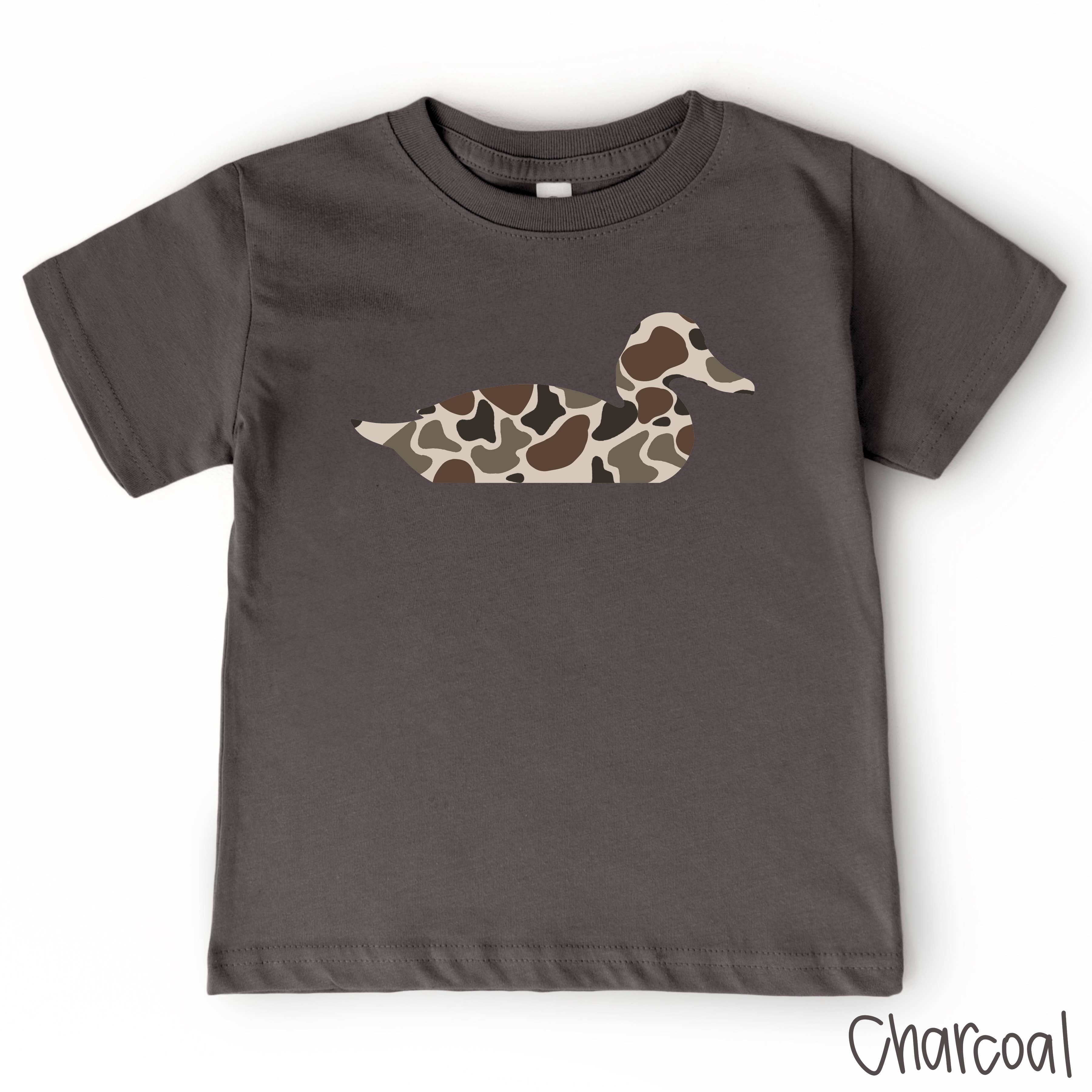 Painted Skies - Wholesale Screen Printed T-Shirt - Kids - Camo Duck Hunting Boy Toddler Tee4