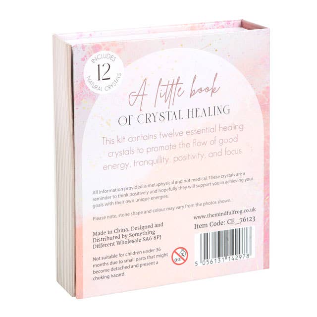 Something Different Wholesale - Wholesale Spiritual Stone/Crystal - The Little Book of Crystal Healing Gift Set2