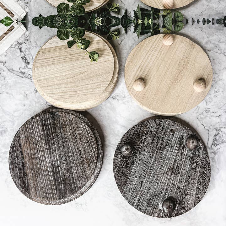 Gia Roma - Wholesale Decorative Tray - Rustic Wood Tray, Handmade Wooden Dispenser & Trinket Tray15