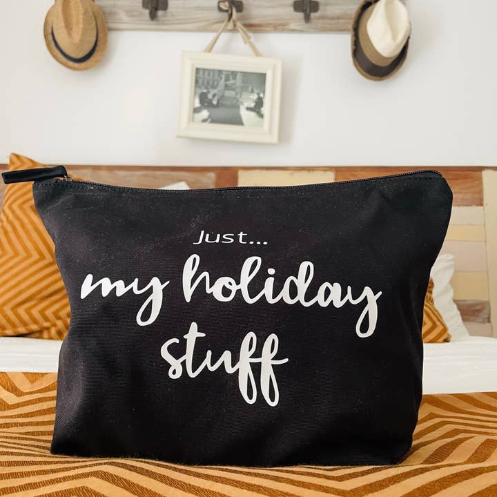 Just... my Beach/Holiday Stuff/Vacay - XL-Zubehörtasche für den Großhandel von justcoopsandlu