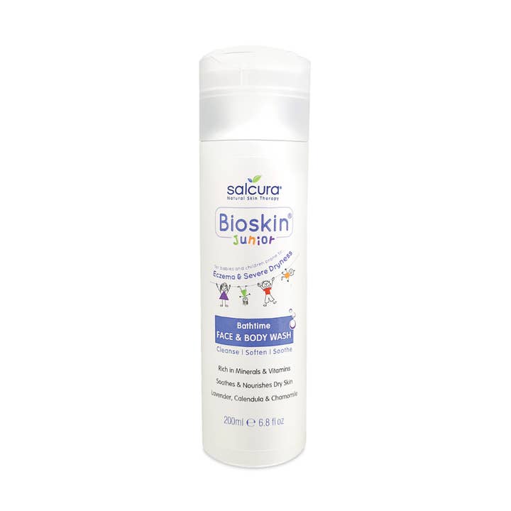 Bioskin Junior gezichts- en lichaamswas voor wholesale door Salcura Natural Skin Therapy EU