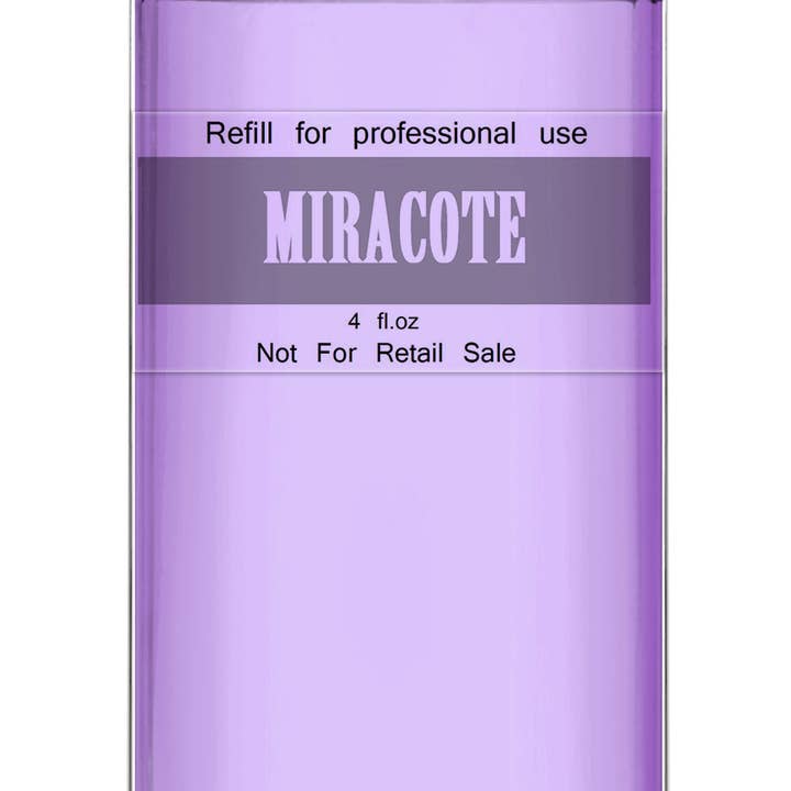 Duri Cosmetics - Wholesale Nail Polish - Miracote Quick Dry Through Top Coat, 4 fl oz Refill