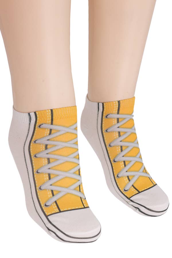 Cap Zone – wholesale Strumpor - Dam – Mixed Mock Sneaker Low Cut Footie Sock1