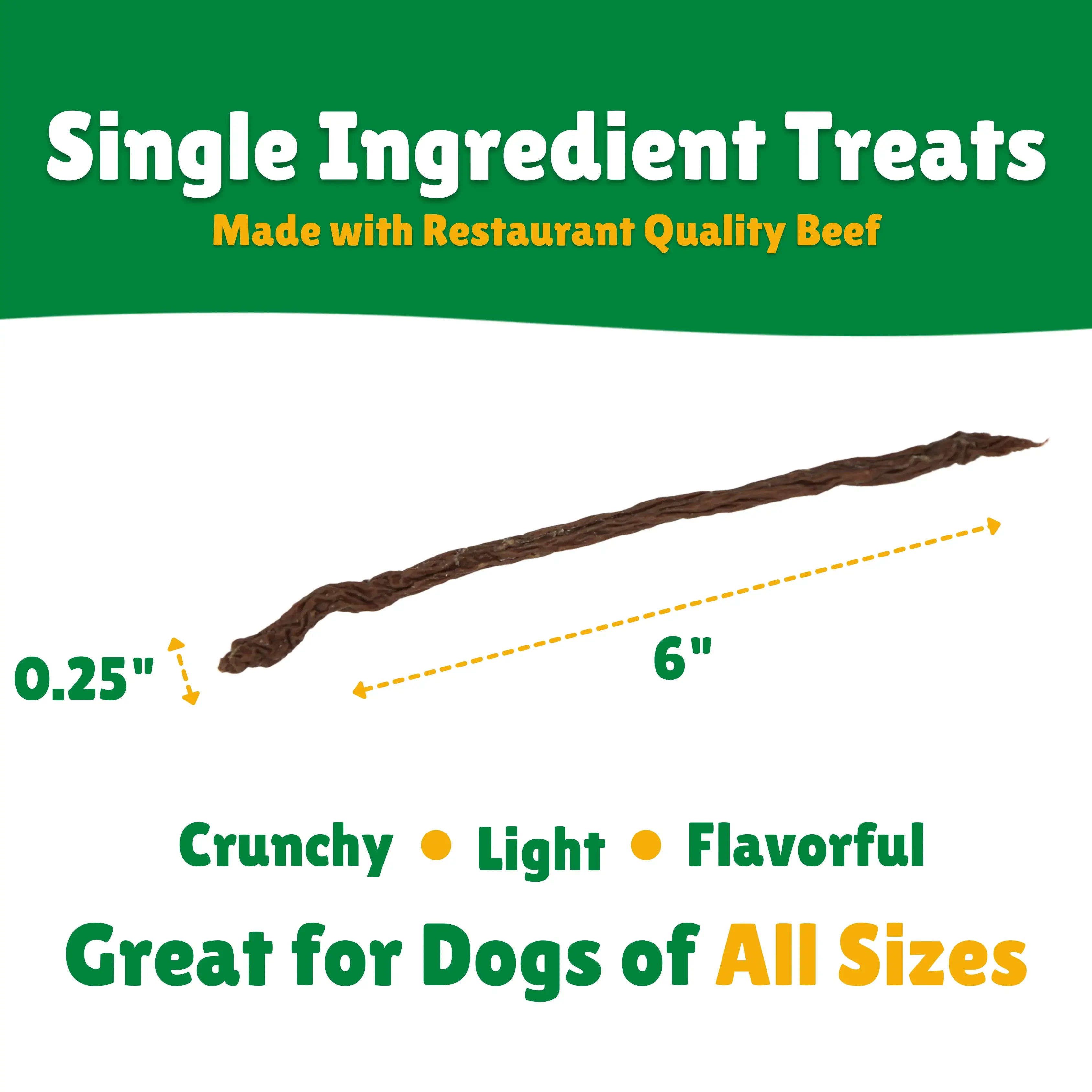 Lucky Premium Treats - Wholesale Pet Treats - Dog - Beef Jerky Straws - Bulk per lb1
