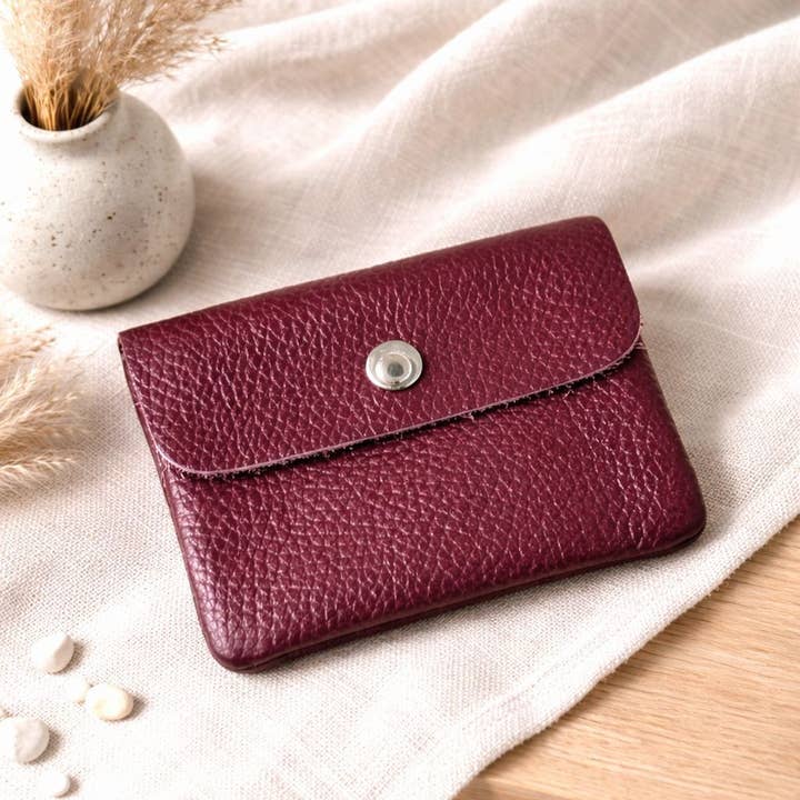 Mini-Geldbörse burgunderrot für den Großhandel von Ibiza Boutique