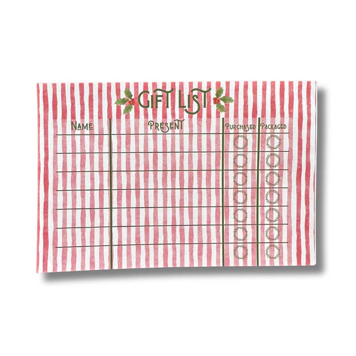 Kladblok met cadeaulijst voor wholesale door Naptime Maker Co.