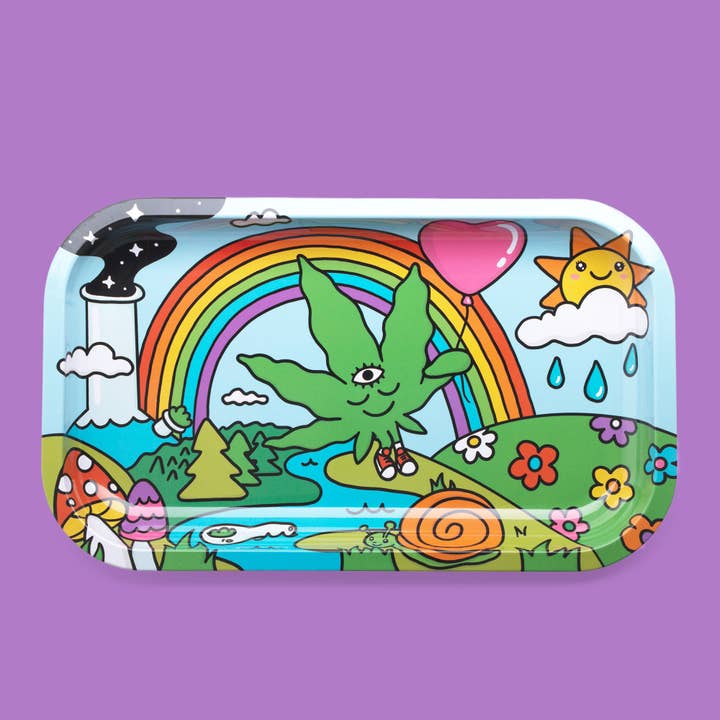 Wokeface - Wholesale Decorative Tray - High Spirits Rolling Tray