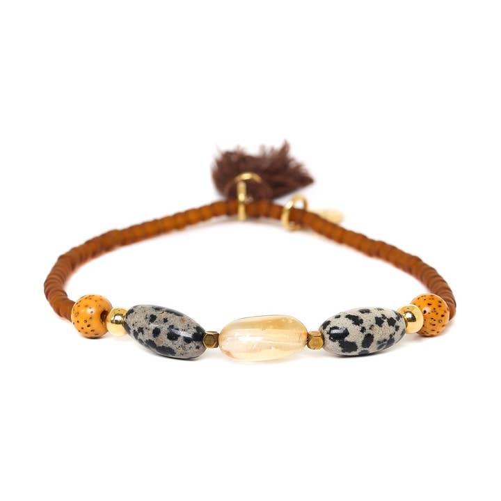 Colorama Zanzibar 5 Stretch Bracelet for wholesale by Nature Bijoux