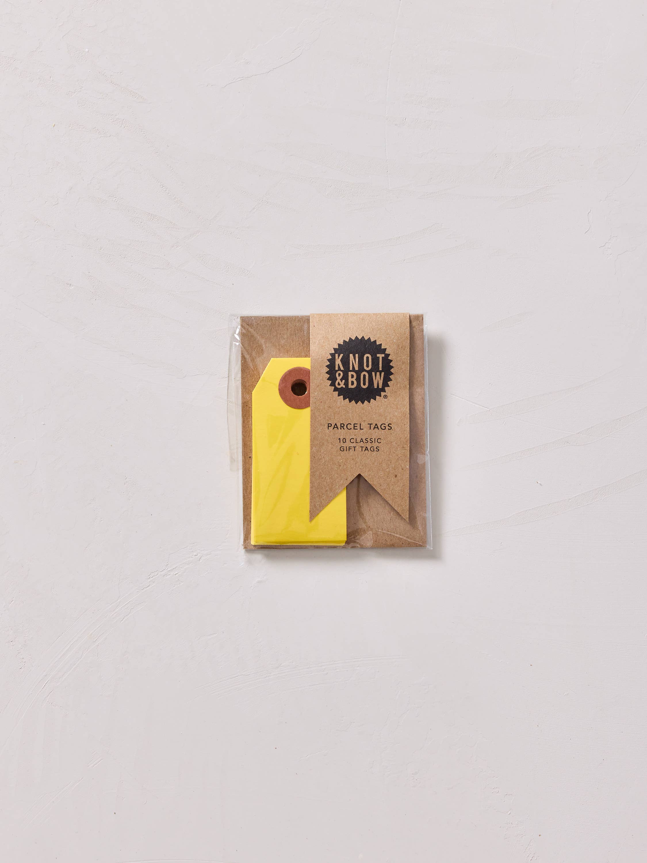 Yellow Parcel Tags for wholesale on Faire
