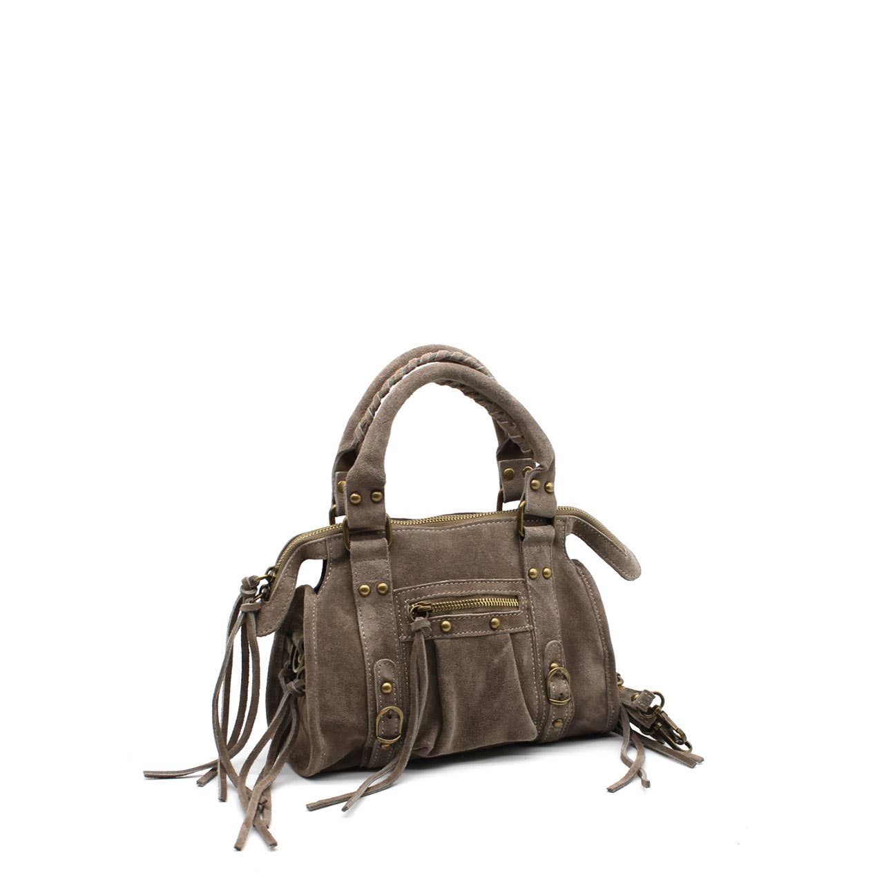 Vimoda - Wholesale Top Handle Bag - Women's - Mini Suede Leather Handbag2