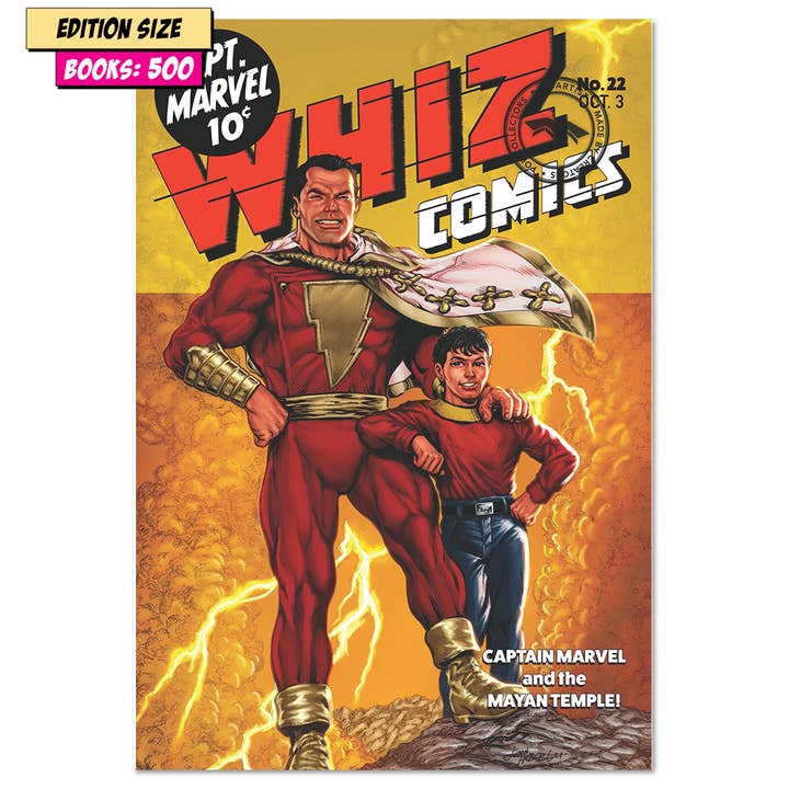 COMIC BOOK | WHIZ COMICS #22 FACSIMILE: Golden Age Tribute by John Hebert for wholesale by MBartist Collectibles